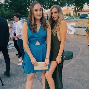 Zac posen blue dress